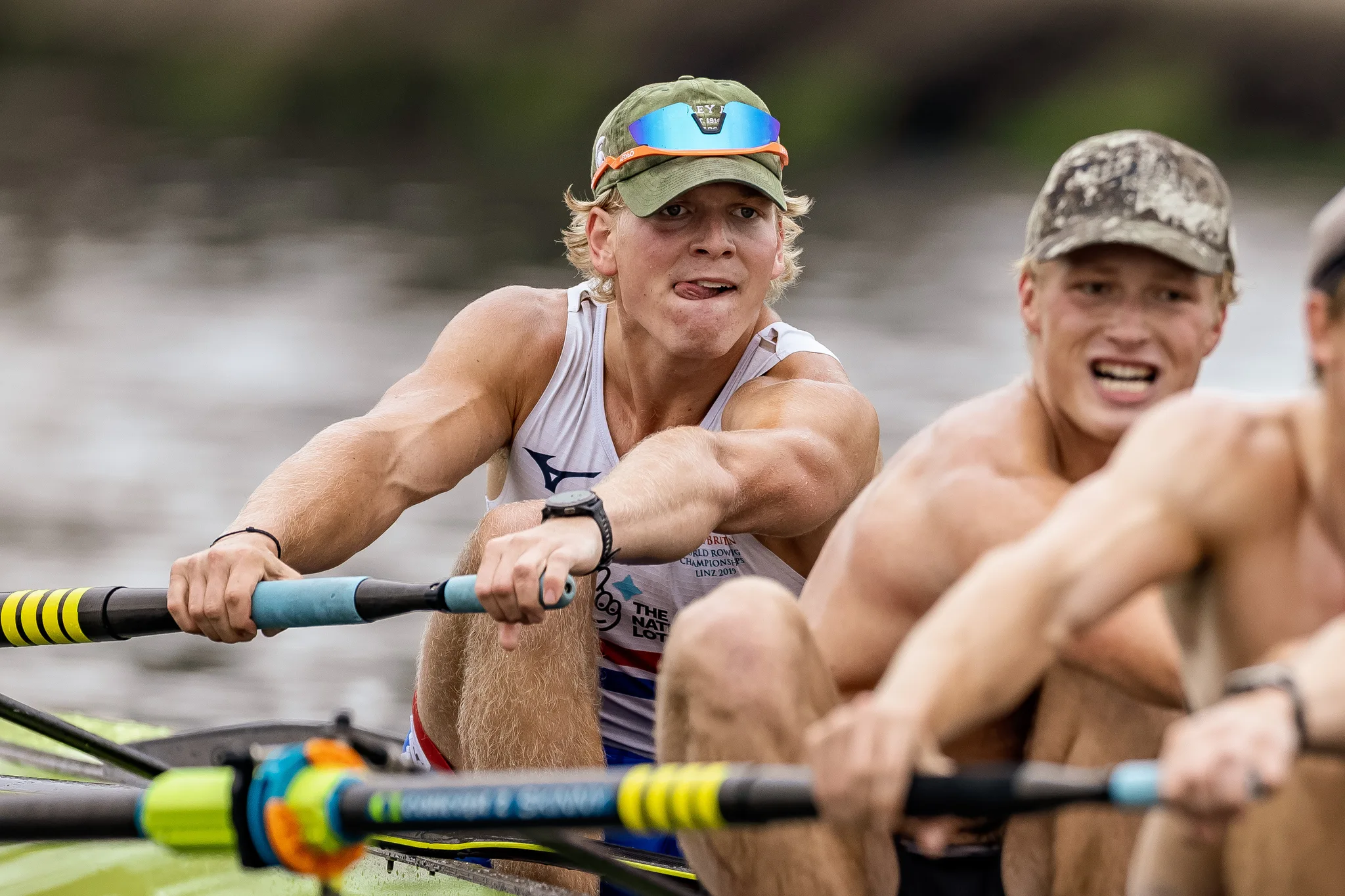 OAKLAND, CA :  September 19 2026. University of California Men’s Crew practice on the Oakland/Alameda Estuary. At the T. Gary Rogers Rowing Center. (Photo by Zach Franzezn)